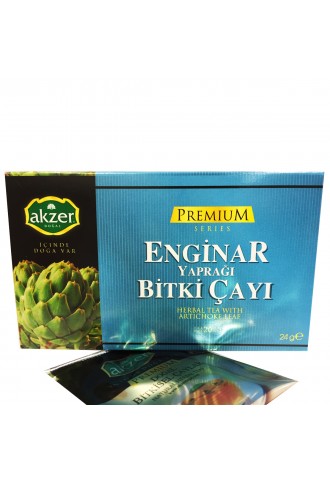 Akzer Enginar Yaprağı Çayı 20 Poşet